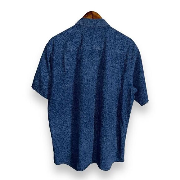 Pendleton Indigo Chambray S/S Button Down Shirt Size L - Picture 7 of 7